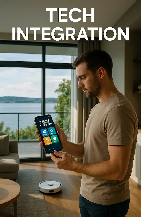 Smart home cleaning technology integration in Kirkland